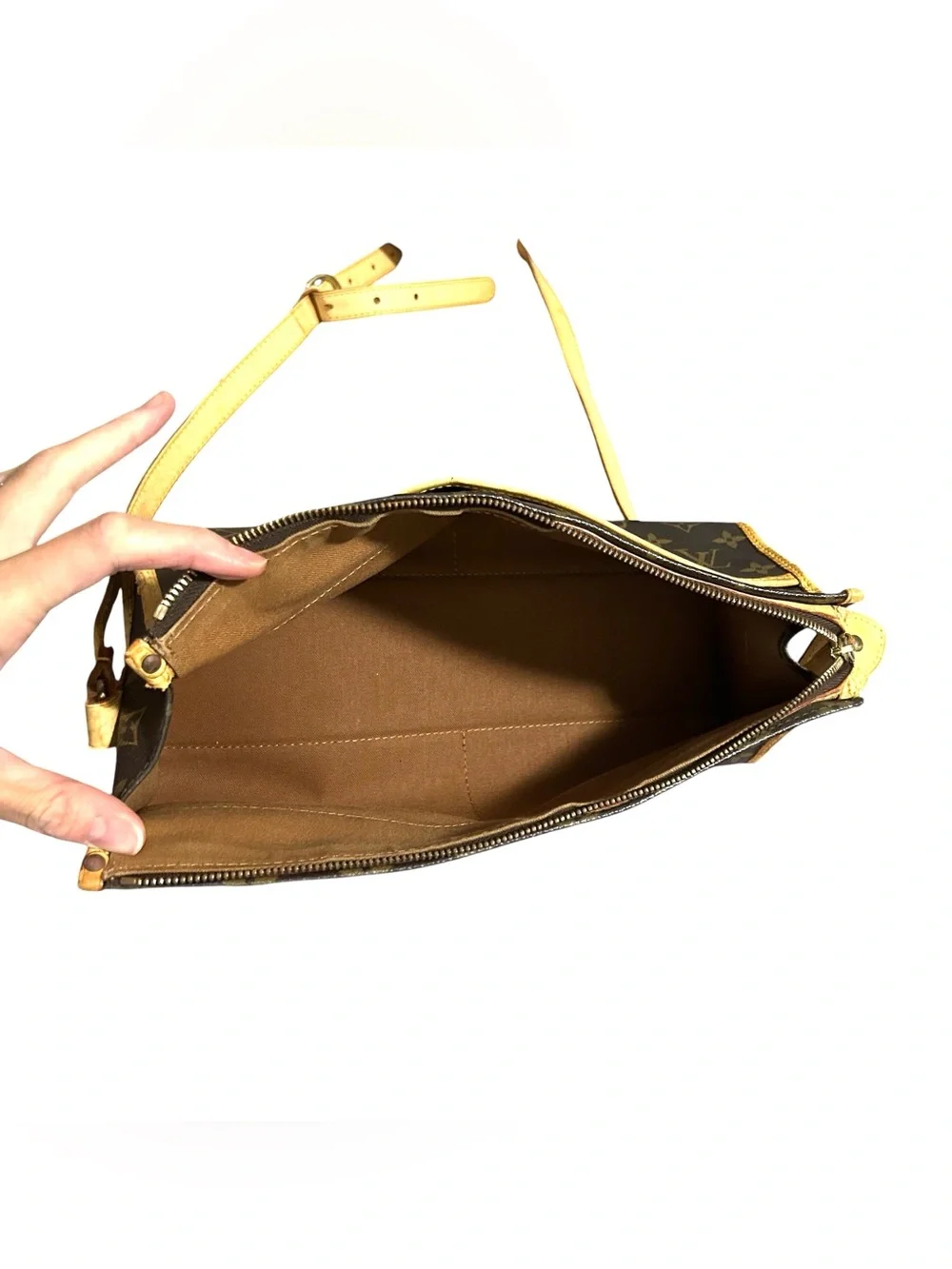 Louis Vuitton Popincourt LV Monogram Canvas Logo Long Purse Shoulder Bag